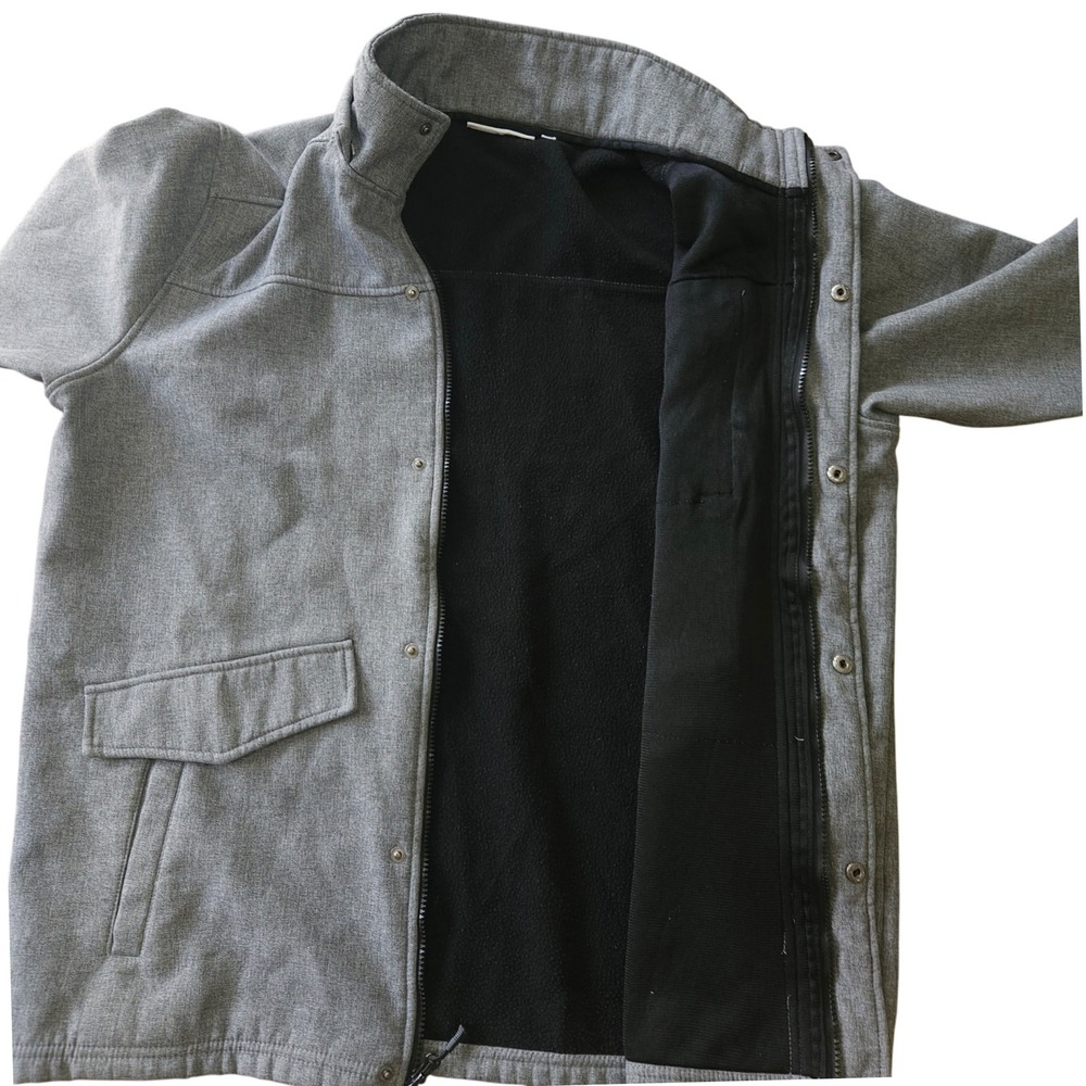 Ben Sherman Function Softshell Jacket Gray Full Z… - image 4